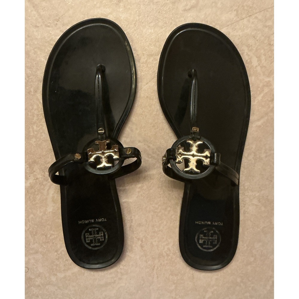 Tory Burch Miller Sandal for Women, Black Size 8US M